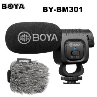 BOYA BY-BM3011 On Camera Cardioid Condenser Microphone Audio Video Mic for Canon Nikon DSLR PC Smartphone Vlog