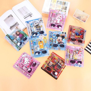 6pcs/set Students School Supplies Cartoon Stationery Kawaii Set Pencil Case Box