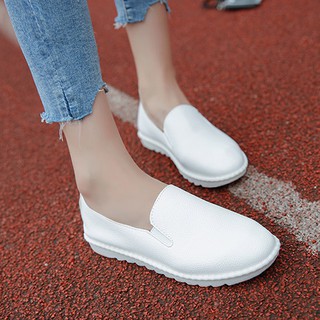 [In stock] 2021 new Korean ladies lazy flat shoes fashion women shoes