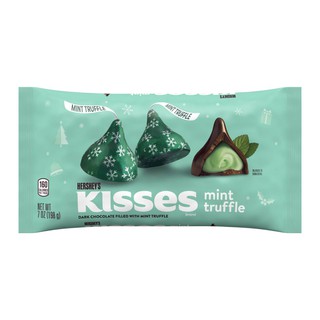 Hershey's Kisses Dark Chocolates with Mint Truffle 198g [US]