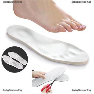 [Spring] 1 Pair Unisex Memory Foam Shoe Insoles Trainer Foot Care Comfort Pain Relief [SG]