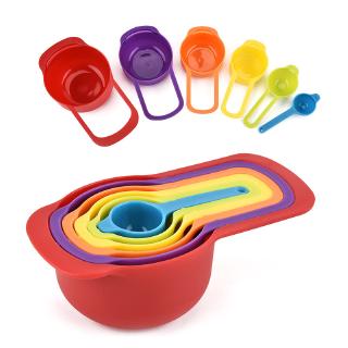 6pcs Plastic Measuring Spoon Cooking Tools Measuring Cups Mini Scales for Baking Coffee Tea Kitchen Gadgets