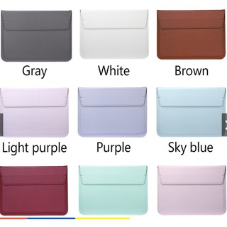 Laptop Leather Sleeve magnets Case bag with Stand For Laptop macbook 11 13 15 16 inch 2019 A2141