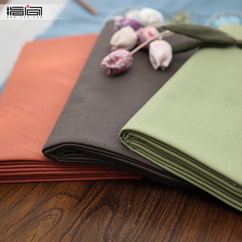 China&Embroidery Embroidery Cloth Fabric 50x150cm Diy 16 Different Colors Cotton Linen Cloth Sewing Doily Table Mat Heat Pad Food Photography Photo Background