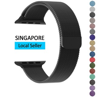 Apple Watch strap Premium Milanese Metal Mesh Strap Band For Apple Watch Series 1 2 3 4 5 6 SE 44mm 40mm 42mm 38mm