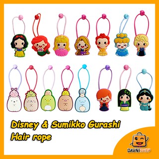 Cute Cartoon Design Hairband Hair Ties Accessories Elastic Rubber Band For Kids Disney Princess Frozen Sumikko Gurashi