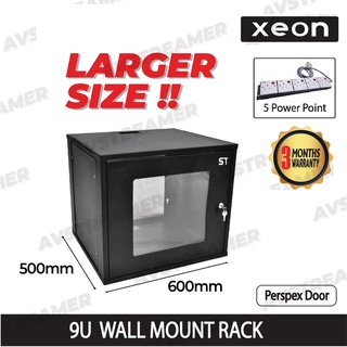 [Shop Malaysia] 9U Heavy Duty Wall Mount Server Rack (EXTRA packaging)