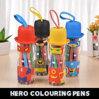 Hero Magic Coloring Pens Bottle Colour Pencil Stationery Goodie Bag Student Gift