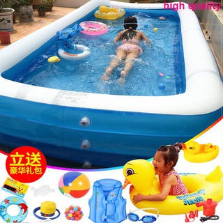 Adult inflatable thickened home 1.8 meters super deep swimming pool simple home