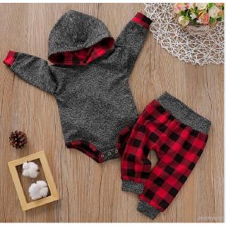 ☎POP❤Newborns Winter Warm 2 Pieces Clothes Set Baby Girls Boys Christmas Outfits