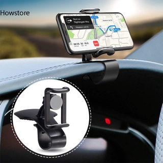 Car Dashboard Phone Holder Mount 360 Degree Rotation Adjustable Mobile Clip Stand Suitable for 3.5-7 Inches Smartphones