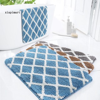 LYY_Rectangle Shape Bathroom Anti-Slip Mat Bedroom Door Floor Rug Carpet Blanket