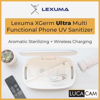 Lexuma XGerm Ultra Multi Functional Phone UV Sanitizer White Color (Includes Aromatic Sterilizing)