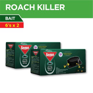 Baygon 24-Hour Roach Killer Paste Bait 6s (Bundle of 2)
