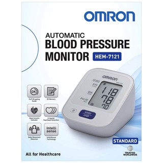 Omron Blood Pressure Monitor HEM 7121 (Standard Model) * 5 Years Local Warranty * Local Stock *