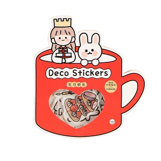 Winzige 40pcs Lovely Girl Stickers Set DIY Album Journal Deco Diary Scrapbooking