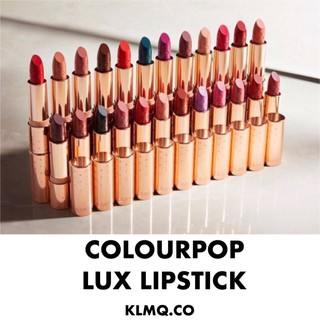 Colourpop Blur Lux Lipstick/Crème Lux Lipstick/Matte Lux Lipstick