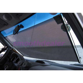 Black Auto Car Window Roll Blind 50 x125cm Sunshade Windshield Sun Shield Visor