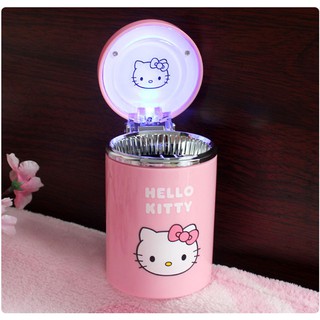 Hello Kitty Cute Cartoon Fashion Creative Led Light With Luminous Small Ashtray