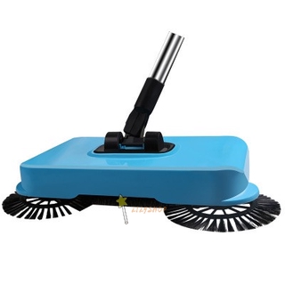 Two-in-one sweeping stainless steel brooms with lazy sweepers and push sweepers