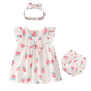 Baby dress set 6-36M cotton Bread Pants + Headband Toddler dress cute clothes