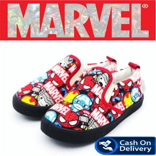 Cool Spiderman Motif Kids Slip On Shoes
