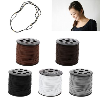 *J❤*90m/roll Faux Suede Cord DIY Leather String Rope Thread for Jewelry Making