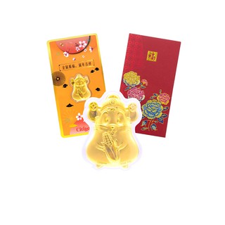 Citigems 999 Pure Gold 0.2g Citi-Mouse Prosperity Golden Treasure