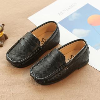 New Fashion Boys Leather Shoes Slip-on Breathable Kids Flats Soft Classic Children Shoes For Toddler Boy Girls Moccasins Loafers