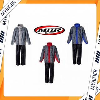[Shop Malaysia] MYRIDER MHR R10 Rain-Tech Motorcycle Raincoat 2020 2 Layer Baju Hujan Motor Seluar Hujan(Blue/Grey/Red)
