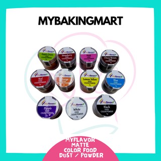 [Shop Malaysia] Myflavor Matte Color Food Dust / Powder - Halal Food Coloring - 5g