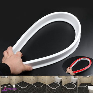 Kitchen Bathroom Dry and wet Separation Water Stopper Strip Adhesive Sealing Strip Floor Water LT