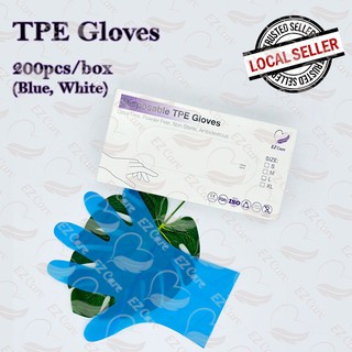 100/500PCS TPE Powder Free Gloves Kitchen Disposable Gloves Food Grade Household