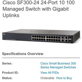 Brand New Cisco SF300-24 Ethernet Switch (best offer me)