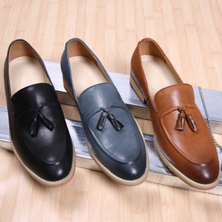 《Ready Stock》Genuine Leather Men Business Men Dress Shoes Men FlatsJW1018