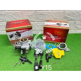 [Shop Malaysia] BRT RACING THROTTLE BODY KIT (come with 180cc injector and TPS ) 33mm&34mm Rs150 / Y15