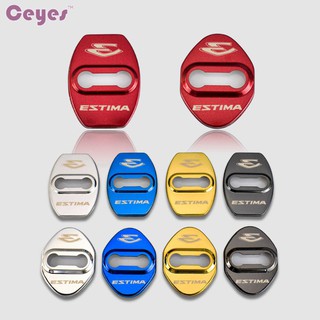 Ceyes Car Door Lock Cover for Toyota ESTIMA 5 Colors Auto Badge Car Styling 4pcs/lot