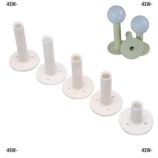 KEW ❤ 5pcs/set White Golf Rubber Tee 5 Different Size Tees Holders Rubber Tee