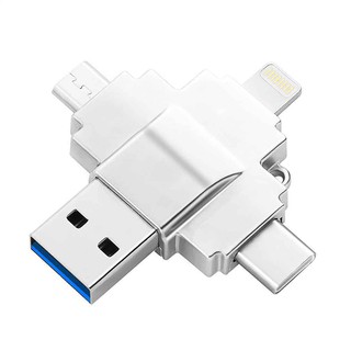 1024GB 1TB 4in1 Usb Flash Drive Pendrive Metal Memoria Stick Otg Type-C Micro USB