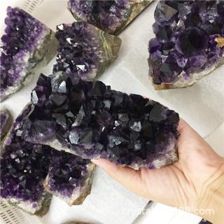 Degaussing of Natural Amethyst Crystal Cluster ornament Crystal Cluster raw stone energy column
