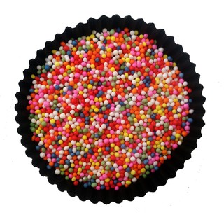 Sprinkles Round Sand 100GR - SPIKEL TRIMIT Color Color - Decoration CUP CAKE RAINBOW CONFETTI