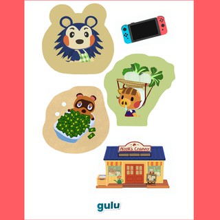 Animal Crossing Stickers Vinyl illustrated Edition 1