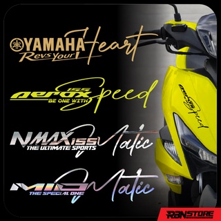 Yamaha NMAX, AEROX, MIO CUTTING STICKER SIGNATURE HOLOGRAM And SOLID Color Stickers