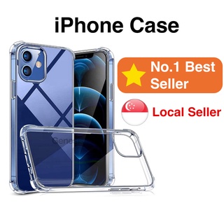 Genesis iPhone Case 13 Pro Max/ 12/ 11/ XR/ XS/ X/ SE/ 8/ 7 Plus Mini Clear Hard Transparent