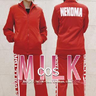New Haikyuu!! Nekoma High School Coat Jacket Cosplay Costume Sport Uniform Set Sportswear Kozume Kenma Kuroo Tetsurou Yaku M