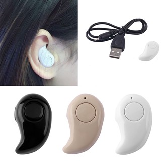 【Stock】Wireless Bluetooth 4.0 Earpiece Music Hands-free headset men women fashion