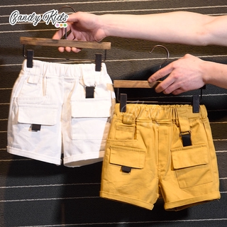 Boys Summer Cotton Pants Children's Fifth Pants Thin Boy Tooling Shorts Baby Casual Bottoms