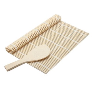 Rice Tools Paddle DIY Bamboo Maker Mat Sushi Roller