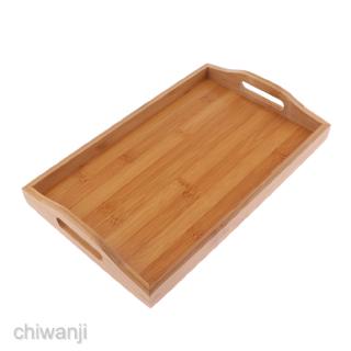 Multi-sizes Wooden Tea Breakfast Serving Trays / Craft Plain Wood Platter