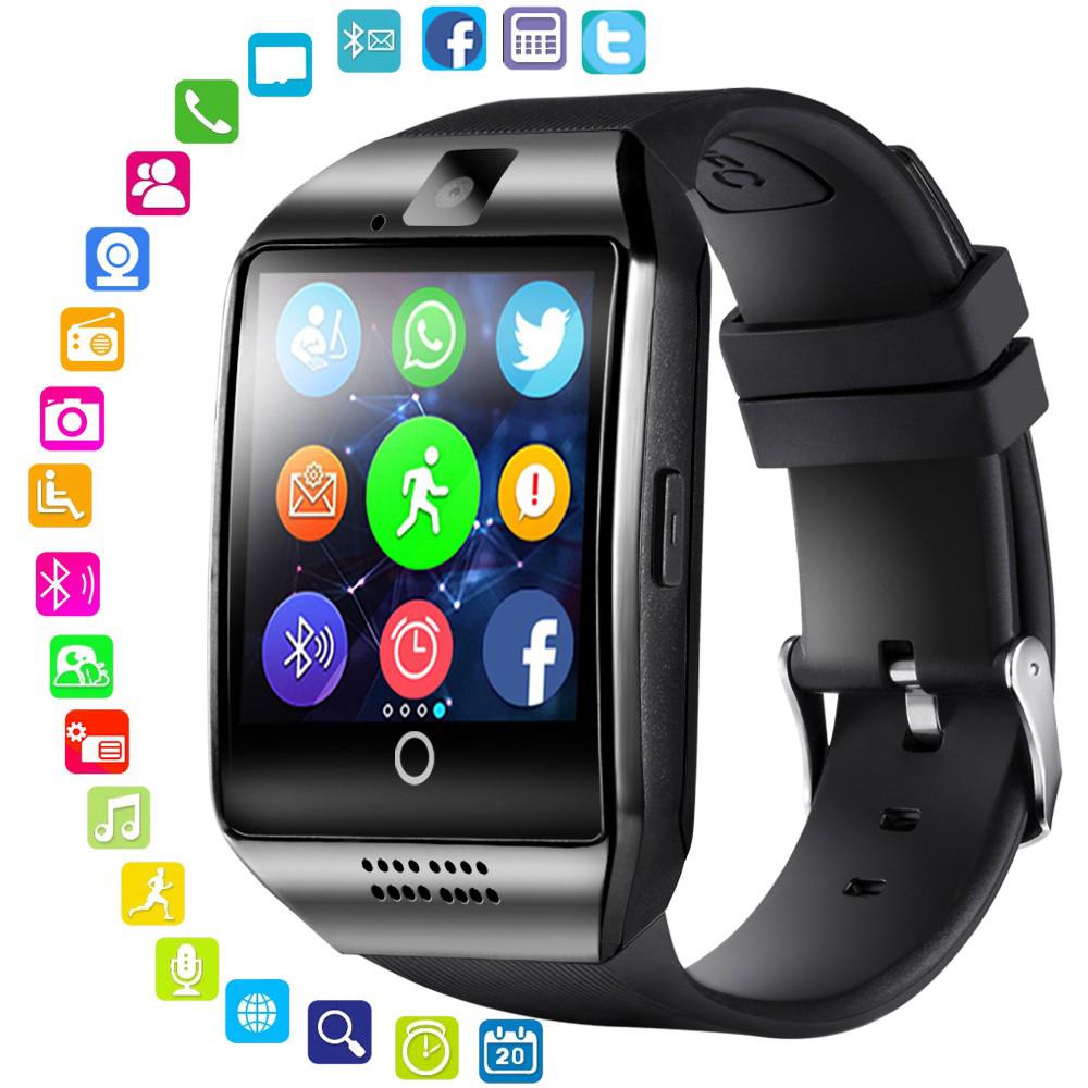Smart Watch With Camera, Q18 Bluetooth Smartwatch SIM TF Card Slot Sport Watch